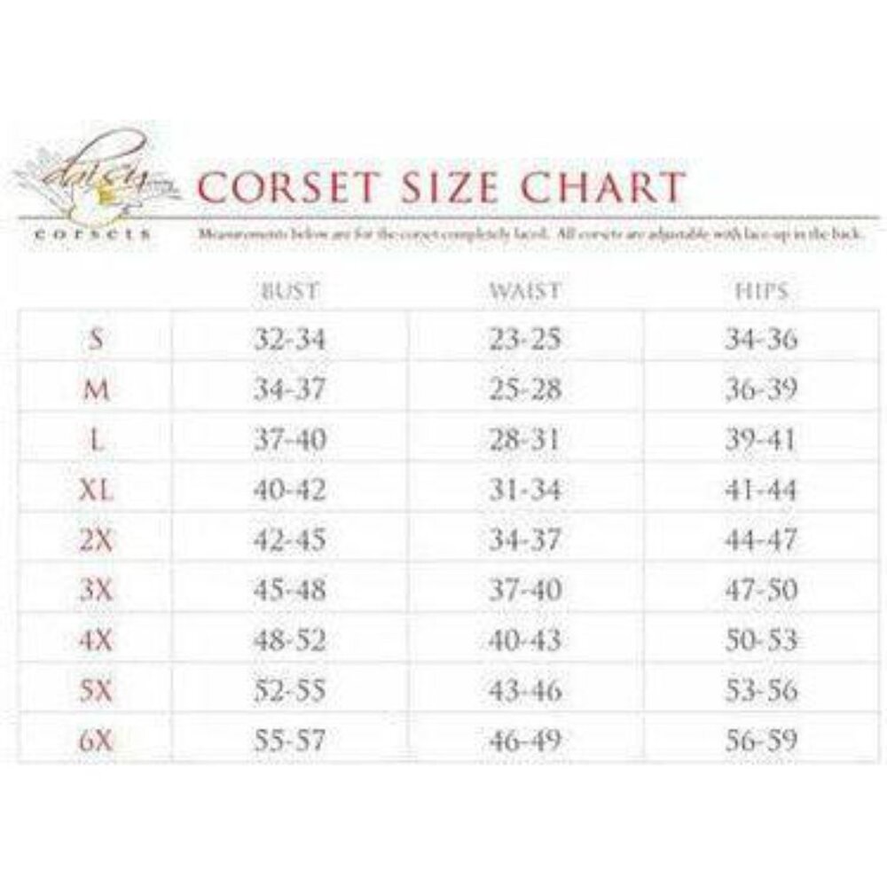 Daisy Corsets Womens Top Drawer 4-PC Sequin Witch Corset Costume Plus Brand New! - Picture 3 of 3